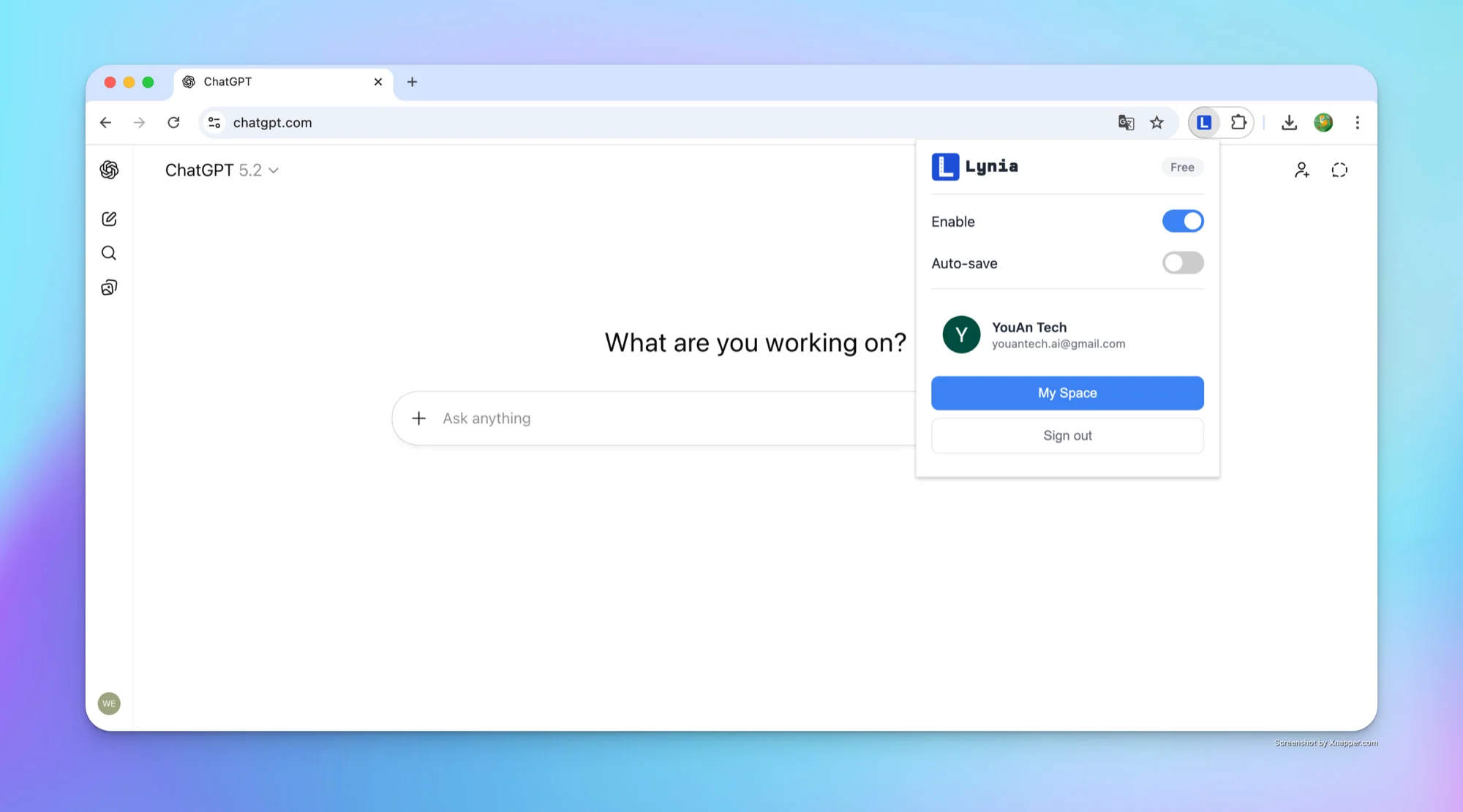 Lynia extension feature 1